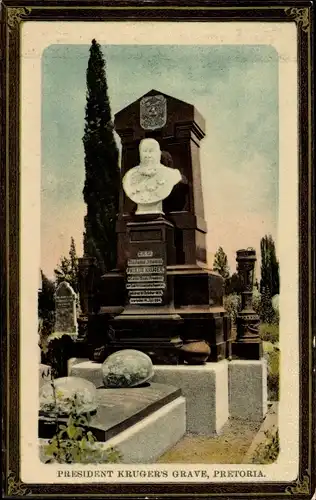Ak Pretoria Südafrika, Grab von Paul Kruger