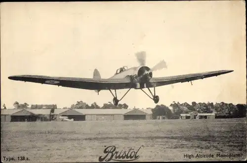 Ak Flugzeug Bristol, High Altitude Monoplane, Type 138 a
