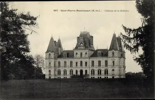 Ak Saint Pierre Montlimart Maine et Loire, Chateau de la Belliere