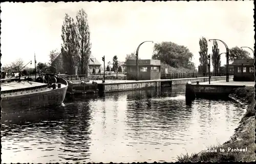 Ak Panheel Limburg Niederlande, Sluis