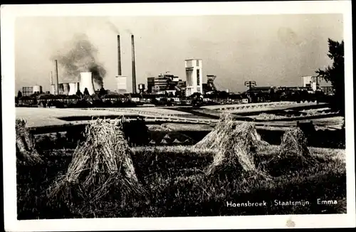Ak Hoensbroek Limburg Niederlande, Staatsmijn Emma