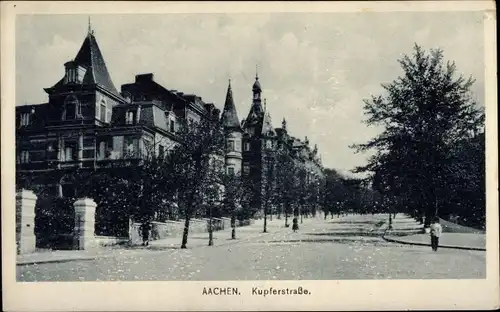 Ak Aachen in Nordrhein Westfalen, Kupferstraße