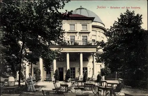 Ak Aachen in Nordrhein Westfalen, Belvedere auf dem Lousberg