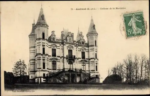 Ak Andrezé Maine et Loire, Château de la Morinière