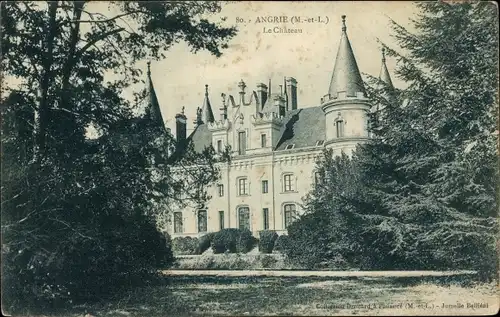 Ak Angrie Maine et Loire, le Château