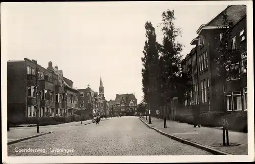 Ak Groningen Niederlande, Coendersweg