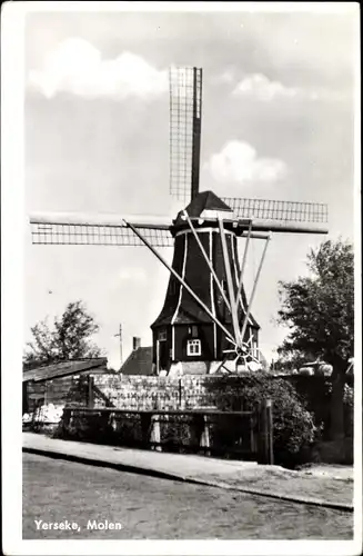 Ak Ierseke Yerseke Reimerswaal Zeeland, Molen