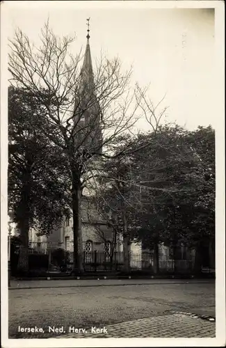 Ak Ierseke Yerseke Reimerswaal Zeeland, Ned. Herv. Kerk