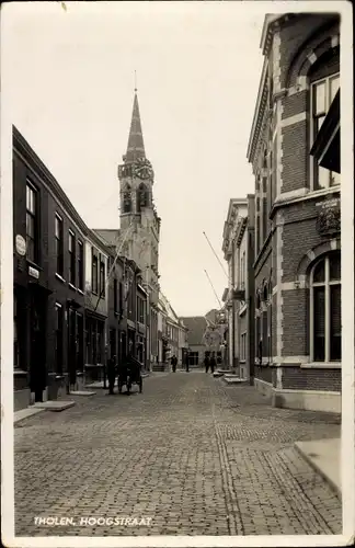 Ak Tholen Zeeland Niederlande, Hoogstraat