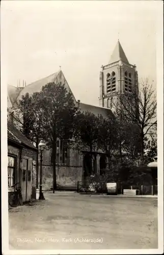 Ak Tholen Zeeland Niederlande, Ned. Herv. Kerk