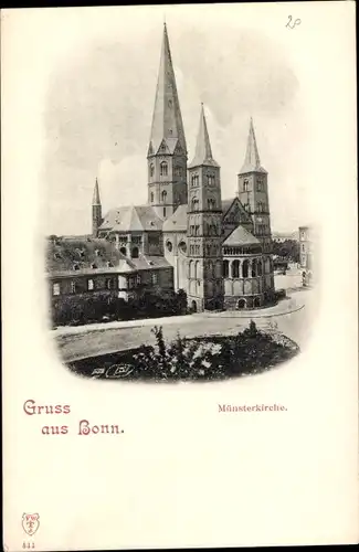 Ak Bonn am Rhein, Münsterkirche