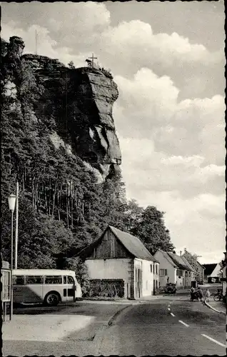 Ak Dahn in der Pfalz, Jungfernsprung