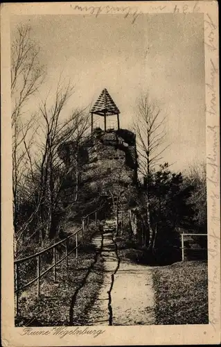 Ak Schönau in der Pfalz, Ruine Wegelnburg