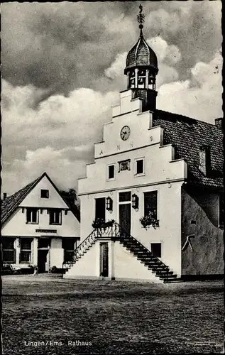 Ak Lingen im Emsland, Rathaus