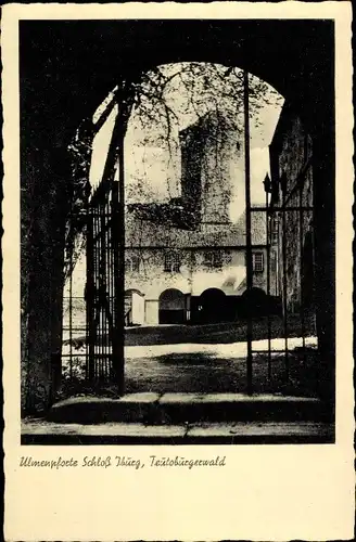 Ak Bad Iburg am Teutoburger Wald, Ulmenpforte Schloss Iburg