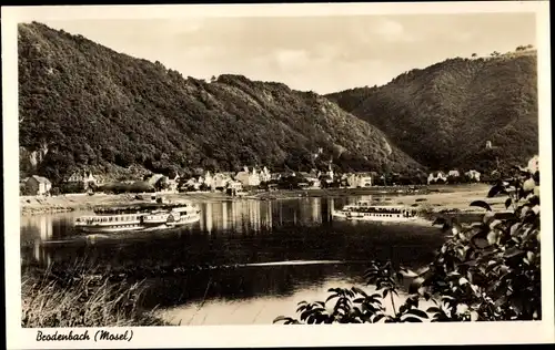 Ak Brodenbach a.d. Mosel, Dampferpartie, Ort