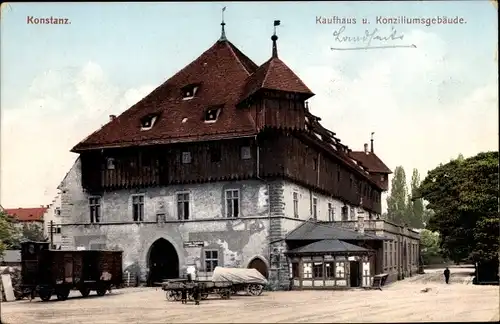Ak Konstanz am Bodensee, Kaufhaus, Konzilliumsgebäude