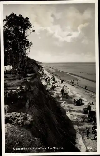 Ak Śliwin Neuschleffin Rewal Rewahl Pommern, Am Strand