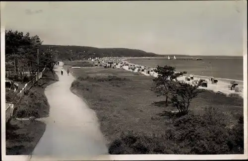 Foto Ak Ostseebad Timmendorfer Strand, Promenade, Strand