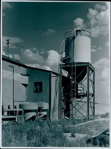 Foto Fabrikgelände Lohner, Lkw, Silo