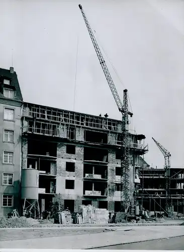 Foto Düsseldorf, Baustelle, Rochusstraße 60, Hausbau