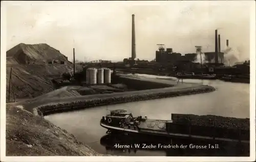 Ak Herne im Ruhrgebiet Westfalen, Zeche Friedrich der Große I & II