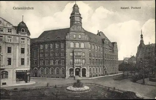 Ak Gelsenkirchen im Ruhrgebiet, Kaiserliches Postamt