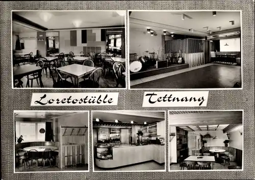 Ak Tettnang in Württemberg, Loretostüble, Innenansicht, Schlagzeug, Gitarren,