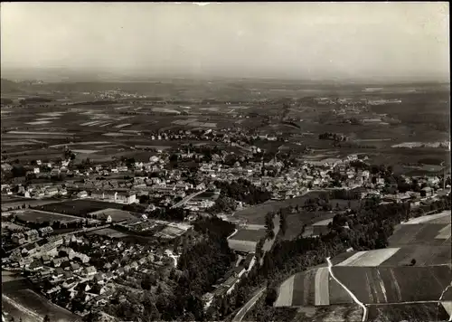 Ak Arzberg in Oberfranken, Fliegeraufnahme