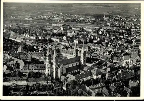 Ak Bamberg in Oberfranken, Fliegeraufnahme