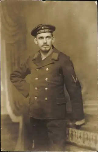 Foto Ak Deutscher Seemann in Uniform, SMS von der Tann