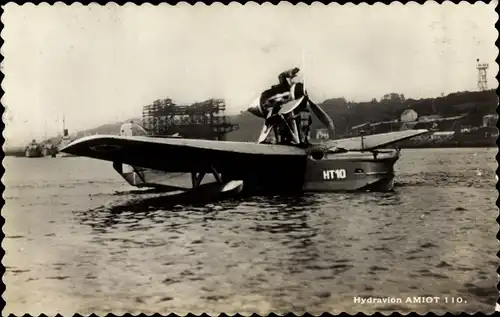 Ak Hydravion Amiot 110, Französisches Militärflugzeug, Wasserflugzeug, HT10