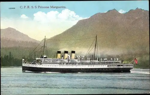 Ak Dampfer SS Princess Marguerite, CPR