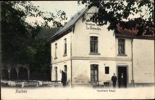 Ak Aachen in Nordrhein Westfalen, Forsthaus Siegel