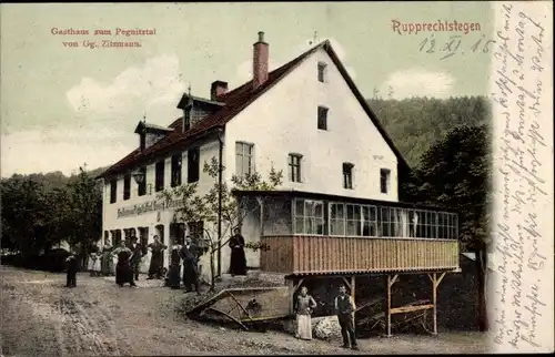 Ak Rupprechtstegen Hartenstein an der Pegnitz Mittelfranken, Gasthaus zum Pegnitztal