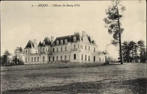 Ak Bourg d'Iré Maine et Loire, Château