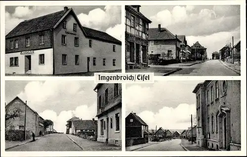 Ak Imgenbroich Monschau Montjoie in der Eifel, Gasthaus Kaisersaal, Ortsansichten