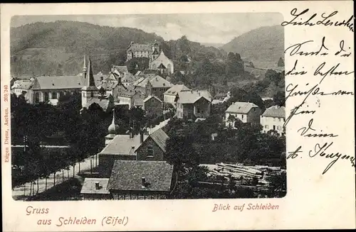 Ak Schleiden in der Eifel, Blick auf den Ort