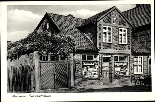 Ak Gartow im Wendland, Alpermanns Lebensmittelhaus