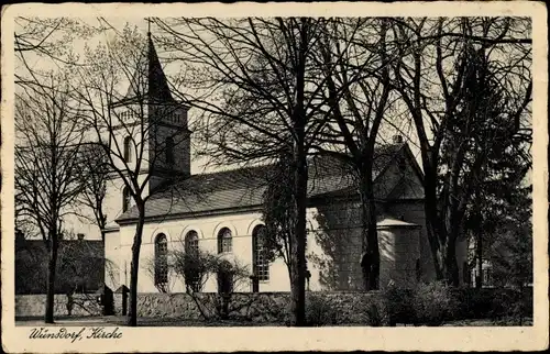 Ak Wünsdorf Zossen in Brandenburg, Kirche