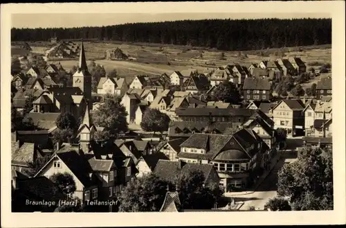 Ak Braunlage im Oberharz, Teilansicht