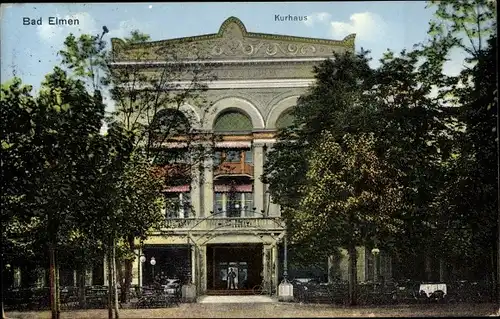 Ak Bad Elmen Salzelmen Schönebeck an der Elbe, Kurhaus