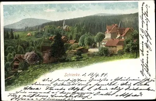 Litho Schierke Wernigerode am Harz, Panorama