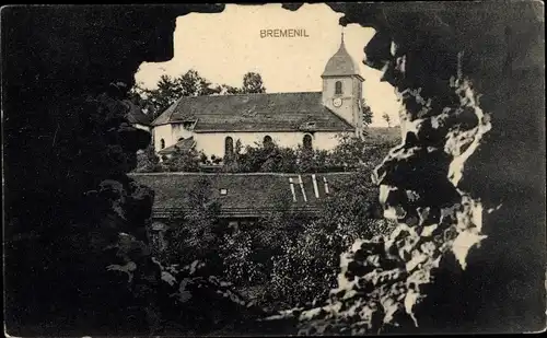 Ak Bréménil Meurthe et Moselle, Kirche, L'Eglise