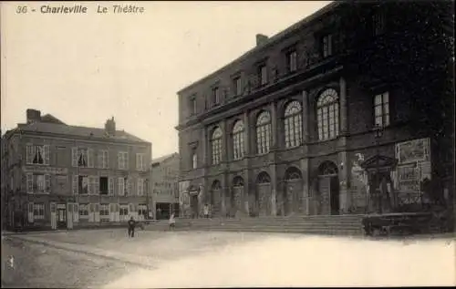Ak Charleville Mézières Ardennes, Le Theatre