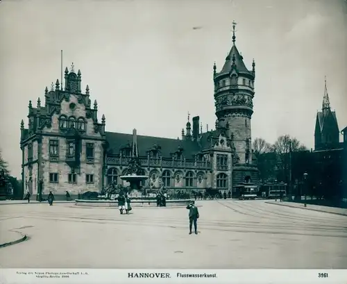 Foto Hannover in Niedersachsen, Flusswasserkunst, NPG 3961