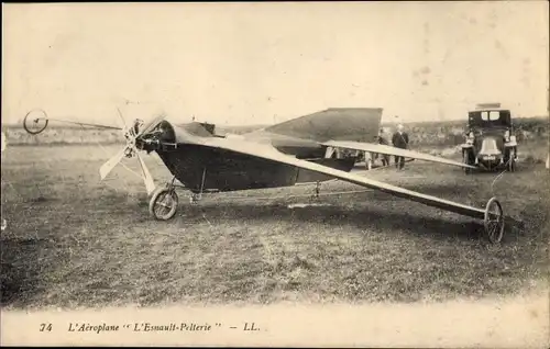 Ak L'Aeroplane l'Esmault Pelterie, Flugzeug