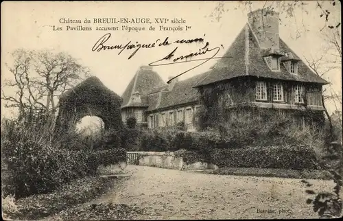 Ak Le Breuil en Auge Calvados, Le Chateau
