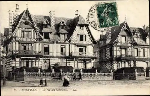 Ak Trouville Calvados, La Maison Normande