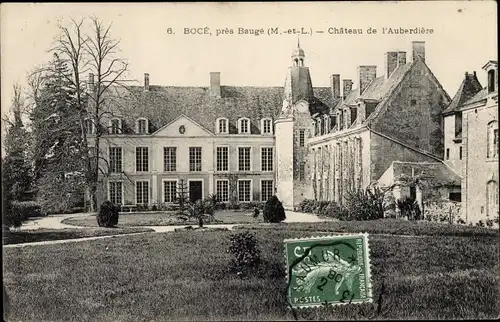 Ak Bocé Maine et Loire, Château de l'Auberdière